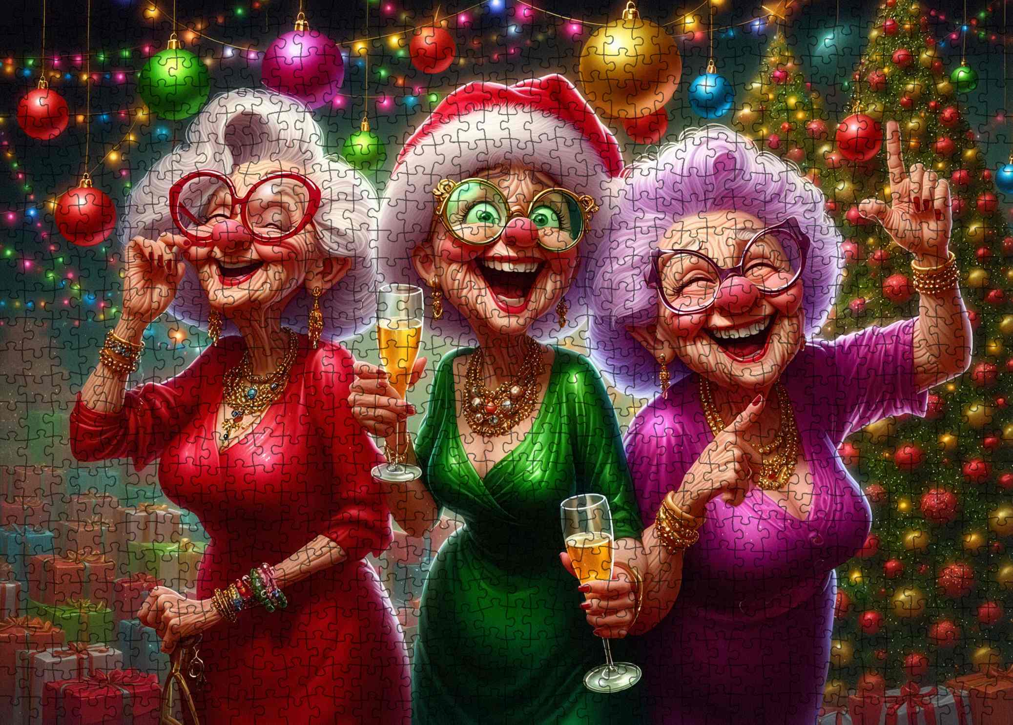 tucocoo-jigsaw-christmas-party-puzzle-1000-teile-weihnachten image 2