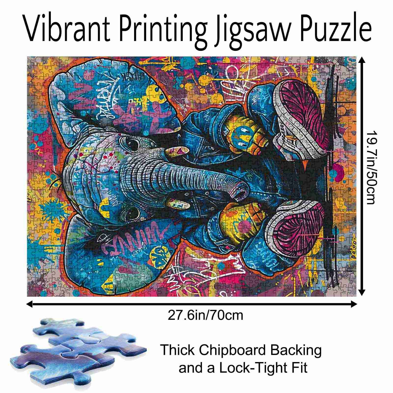 tucocoo-colorful-graffiti-elephant-puzzle-1000-teile-tiere image 5