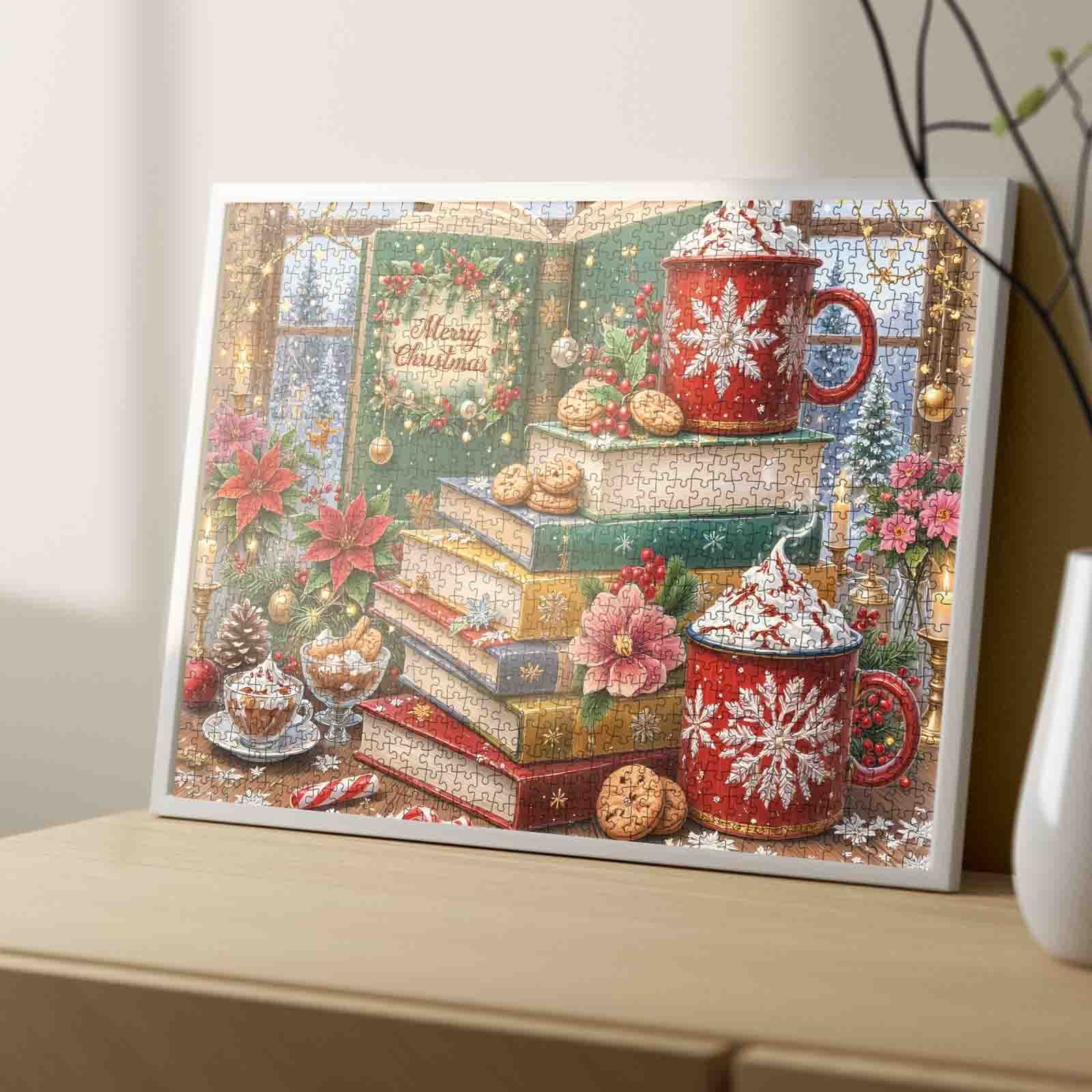 tucocoo-cozy-christmas-reading-corner-puzzle-1000-teile image 4