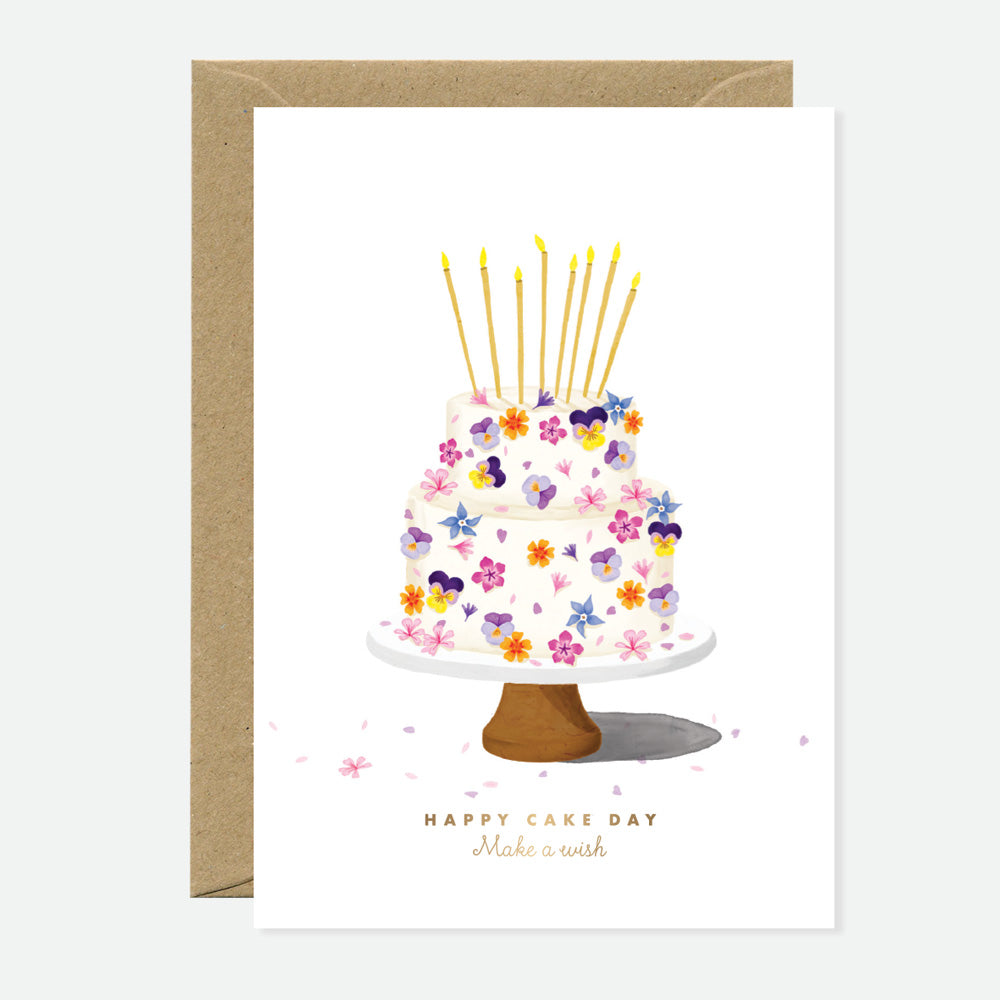 all-the-ways-to-say-flower-cake-gru-karte-geburtstag-a6 image 1
