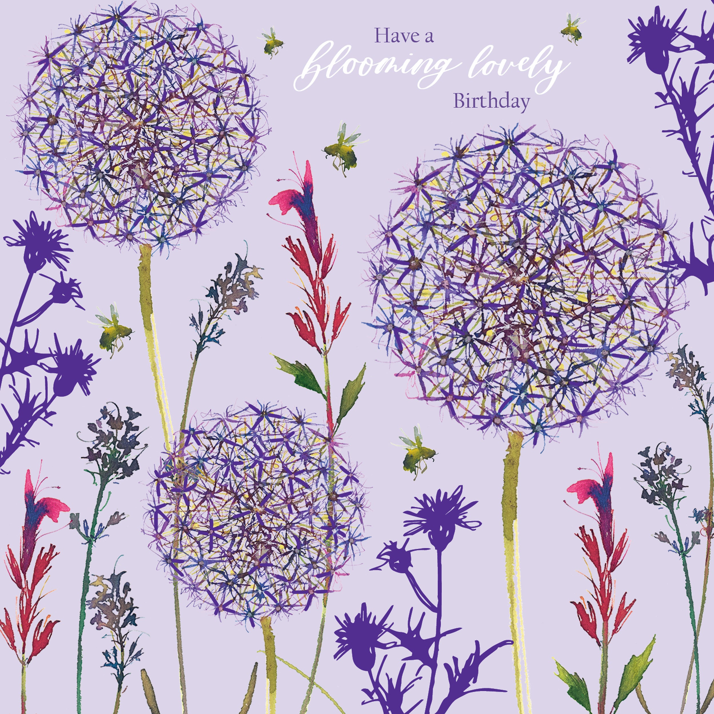 otter-house-vintage-garden-alliums-grusskarte-blumen image 1