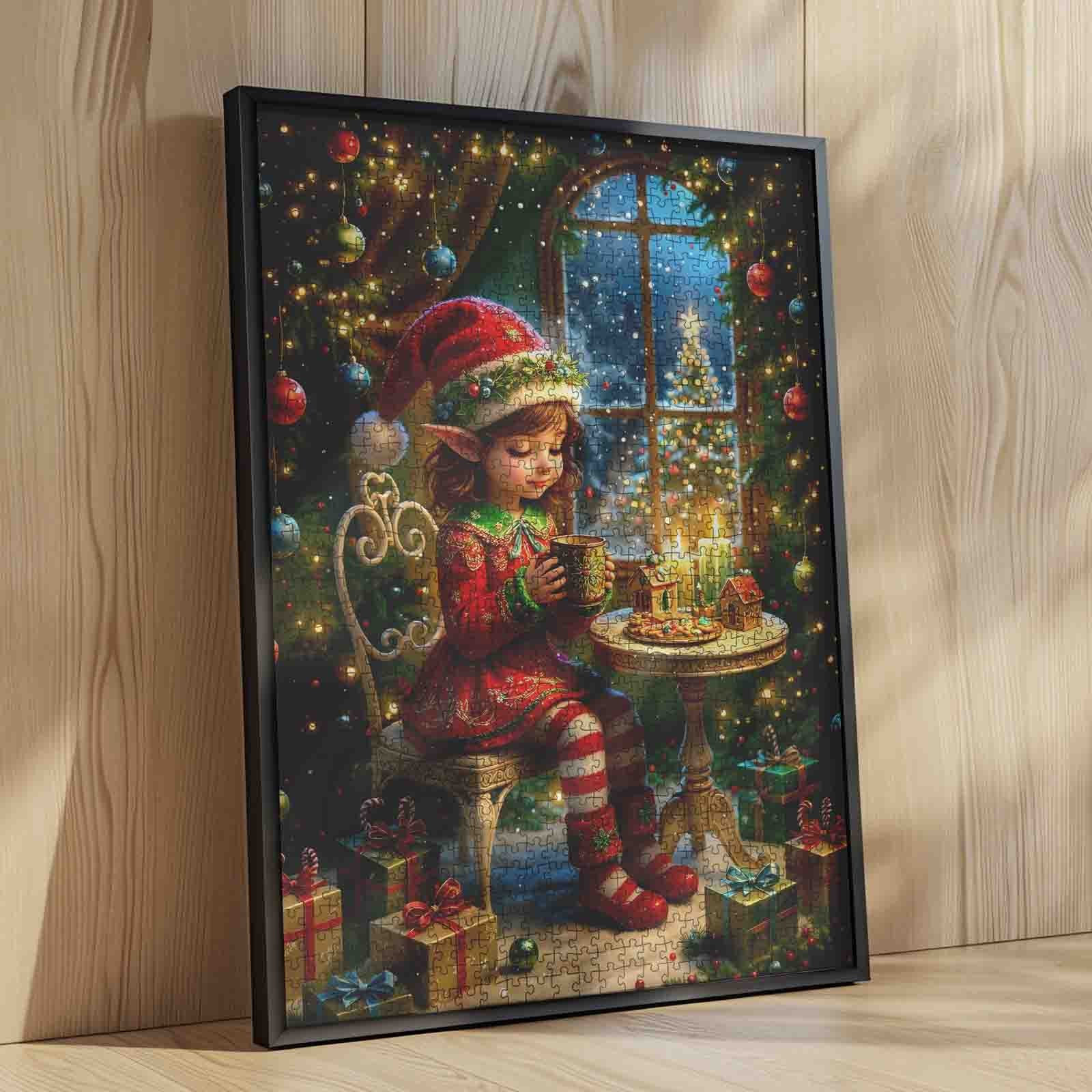 tucocoo-holiday-elf-candlelight-puzzle-1000-teile-weihnachten image 4