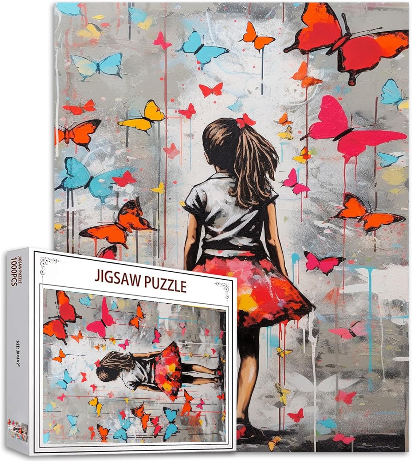 tucocoo-jigsaw-puzzles-m-dchen-schmetterling-puzzle-1000-teile image 1