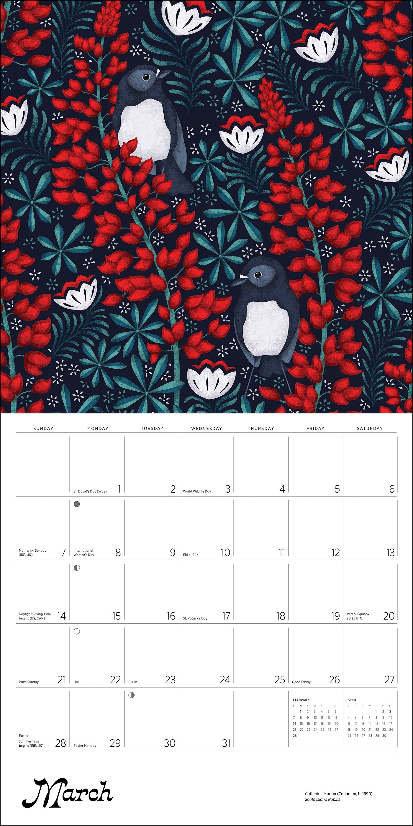 pomegranate-folklore-and-flora-2027-wandkalender image 7