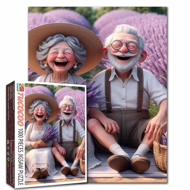 tucocoo-lavender-field-joy-puzzle-1000-teile-lavendel image 1