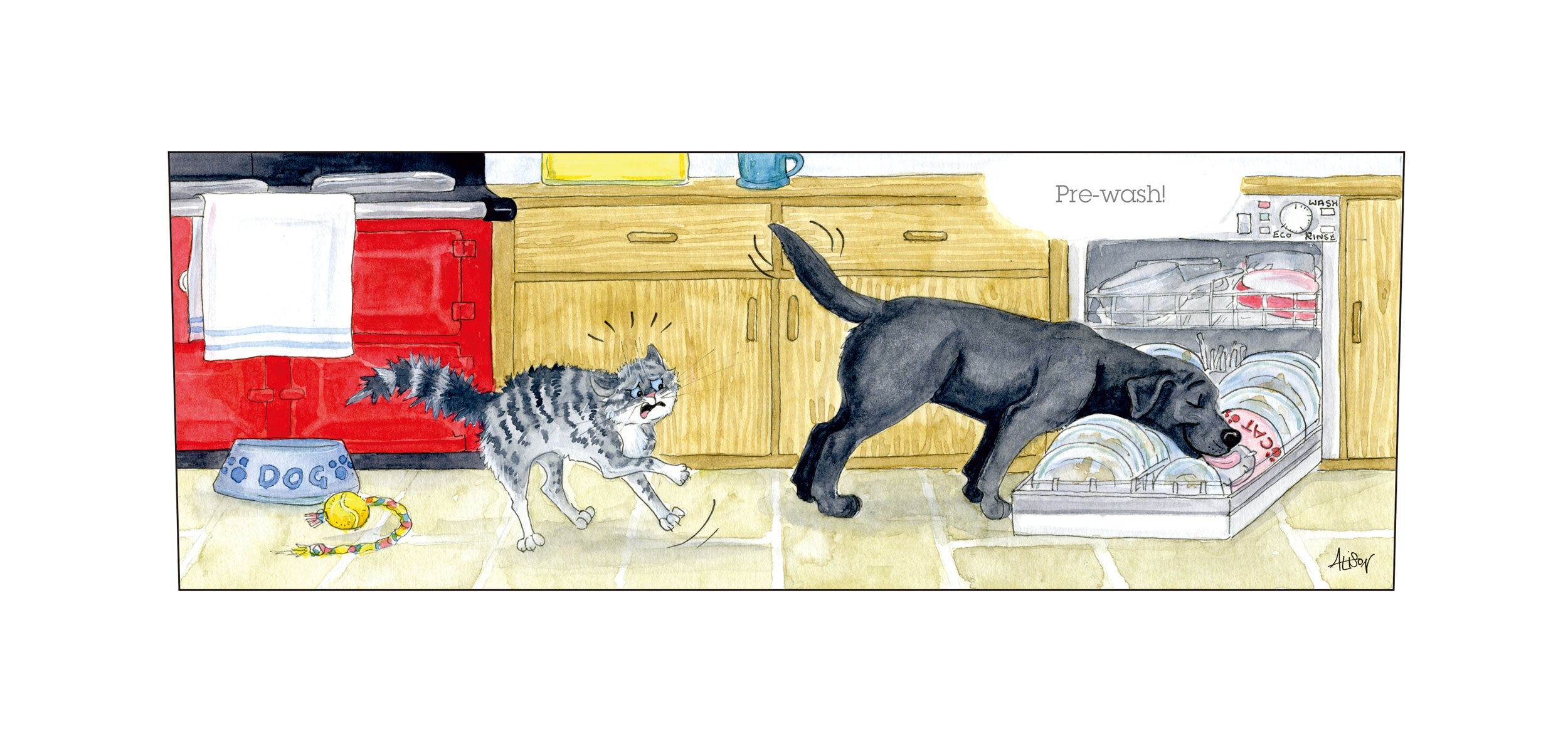 otter-house-alison-s-animals-tarka-tasse-290ml-hund-pre-wash image 3
