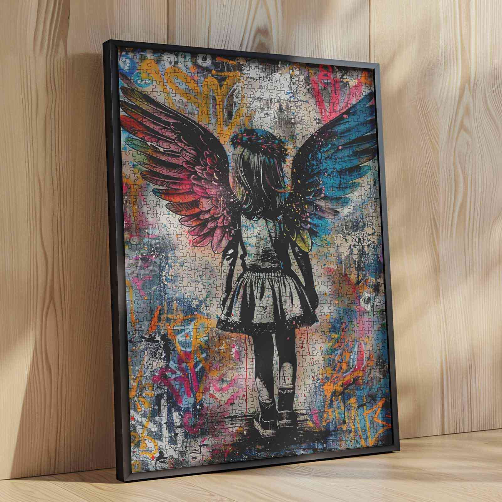 tucocoo-angel-wings-little-girl-puzzle-1000-teile-graffiti image 4