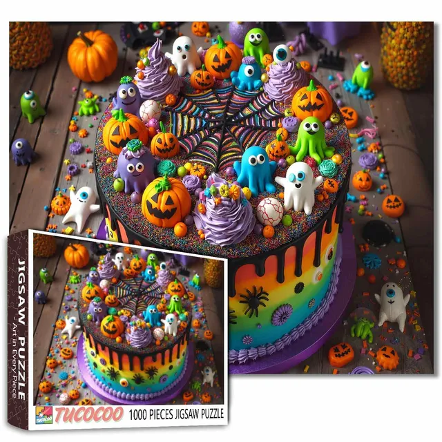 tucocoo-halloween-cake-delight-puzzle-1000-teile-torte image 1