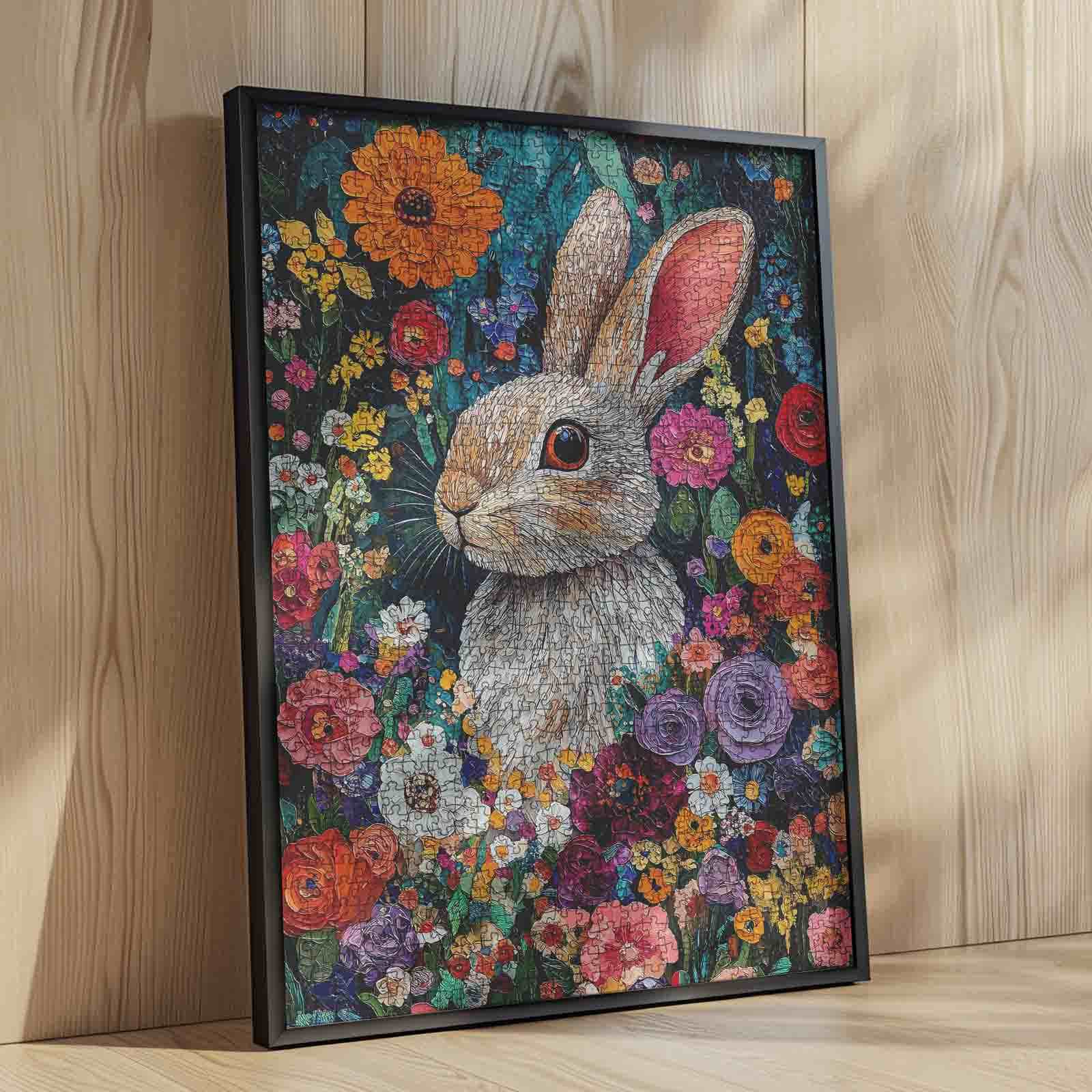 tucocoo-jigsaw-puzzles-floral-bunny-bloom-puzzle-1000-teile-tiere image 4