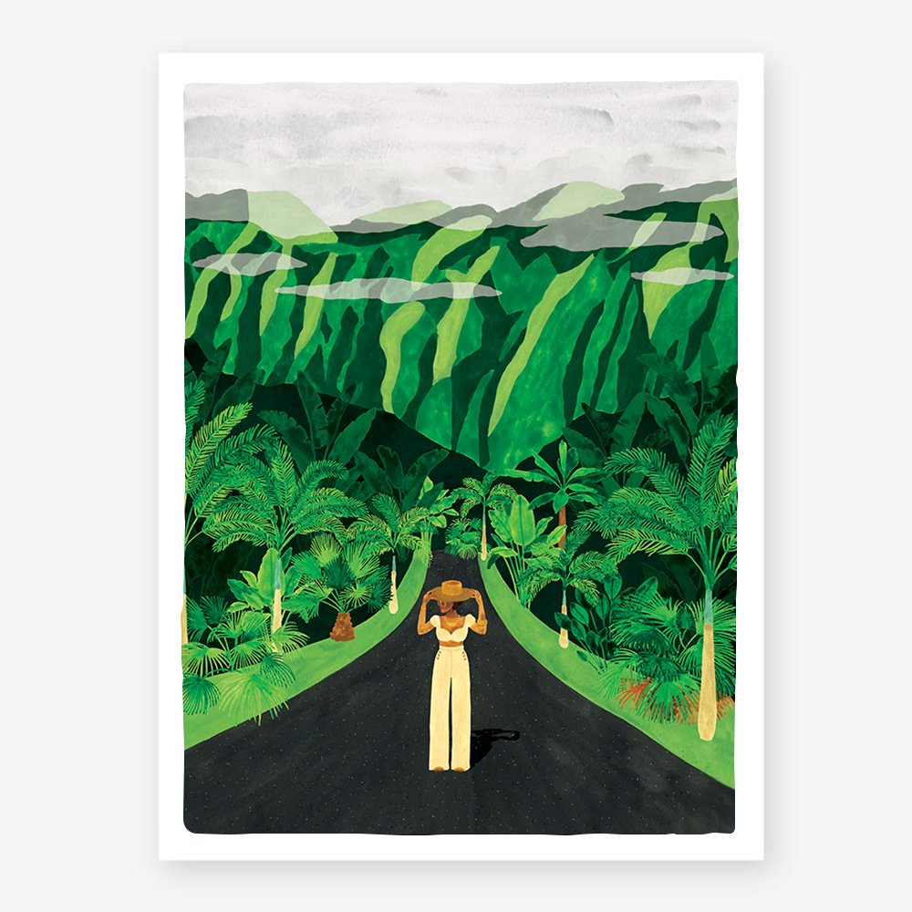 all-the-ways-to-say-hawai-poster-tropen-aquarell image 1