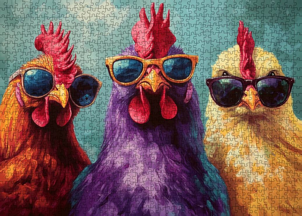 tucocoo-jigsaw-rustic-chickens-puzzle-1000-teile-h-hner image 2