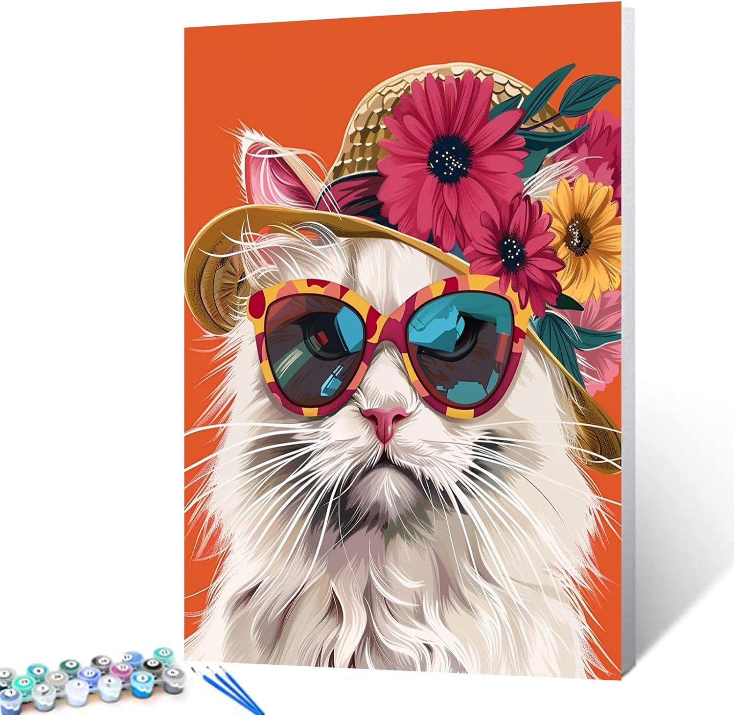 tucocoo-cat-sunglass-malen-nach-zahlen-40x50-katze image 1