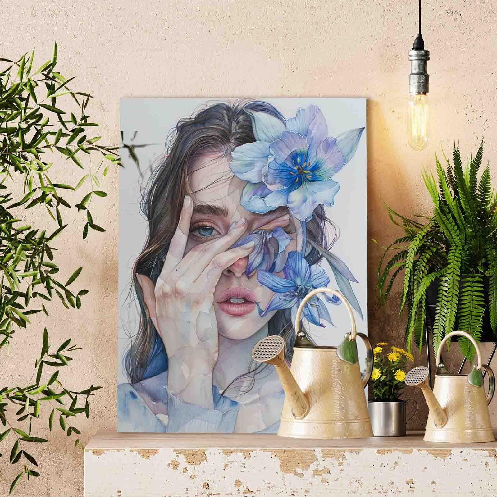 tucocoo-paint-by-numbers-blue-bloom-beauty-malen-nach-zahlen-40x50 image 2