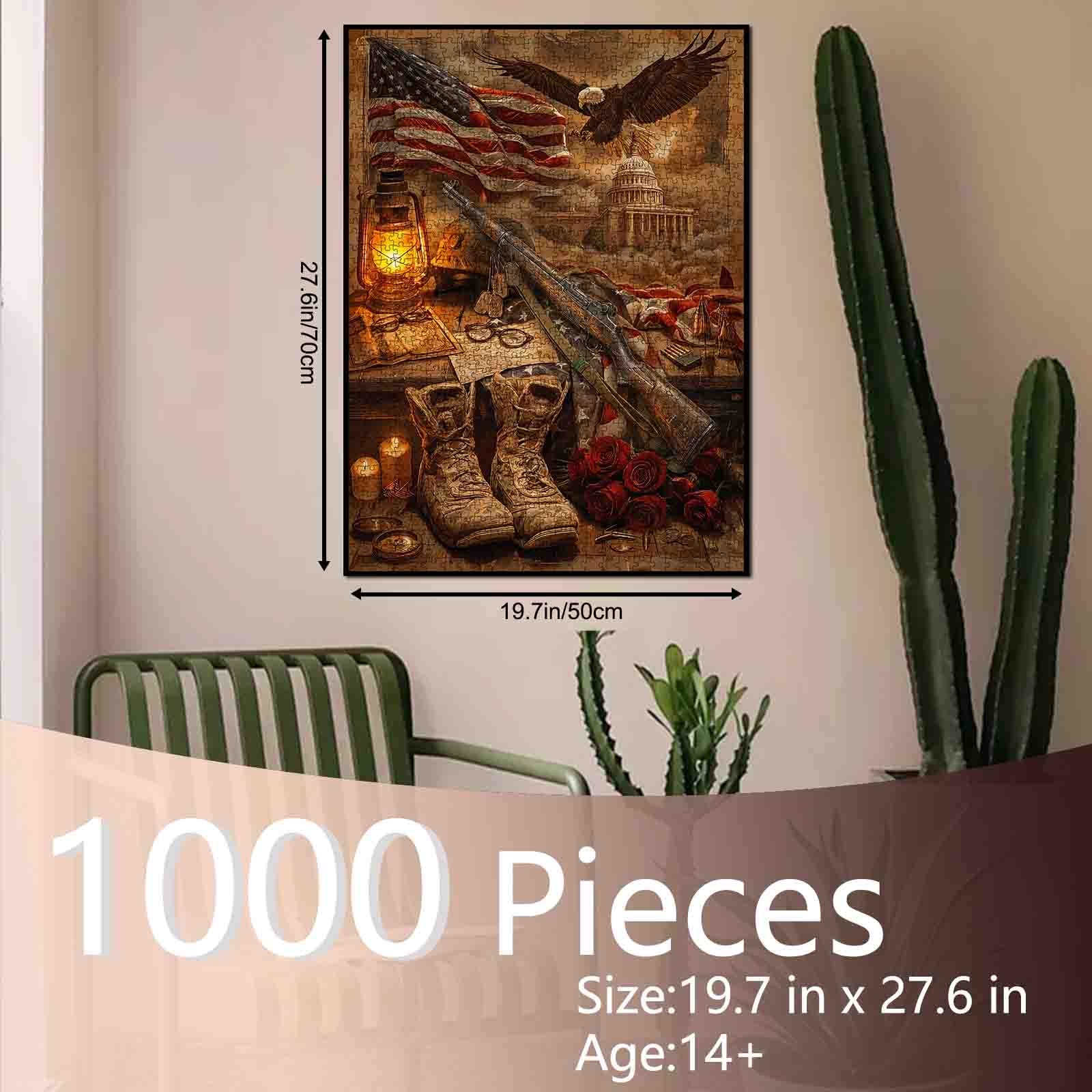 tucocoo-jigsaw-patriotic-military-memorial-puzzle-1000-teile-flagge image 5