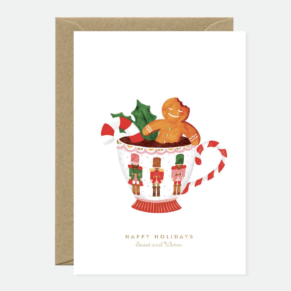 all-the-ways-to-say-biscuit-bath-weihnachtskarte-a6-goldfolie image 1
