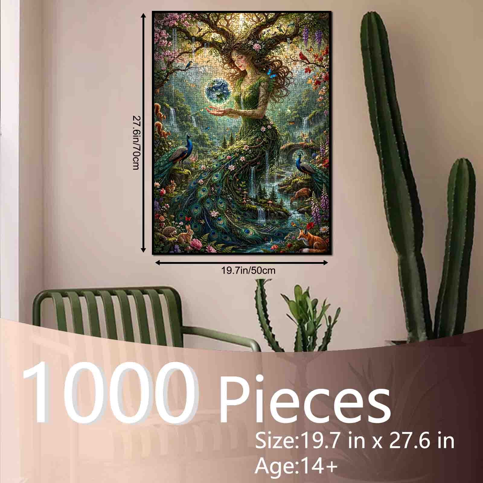 tucocoo-enchanted-mother-nature-forest-puzzle-1000-teile-waldfee image 5