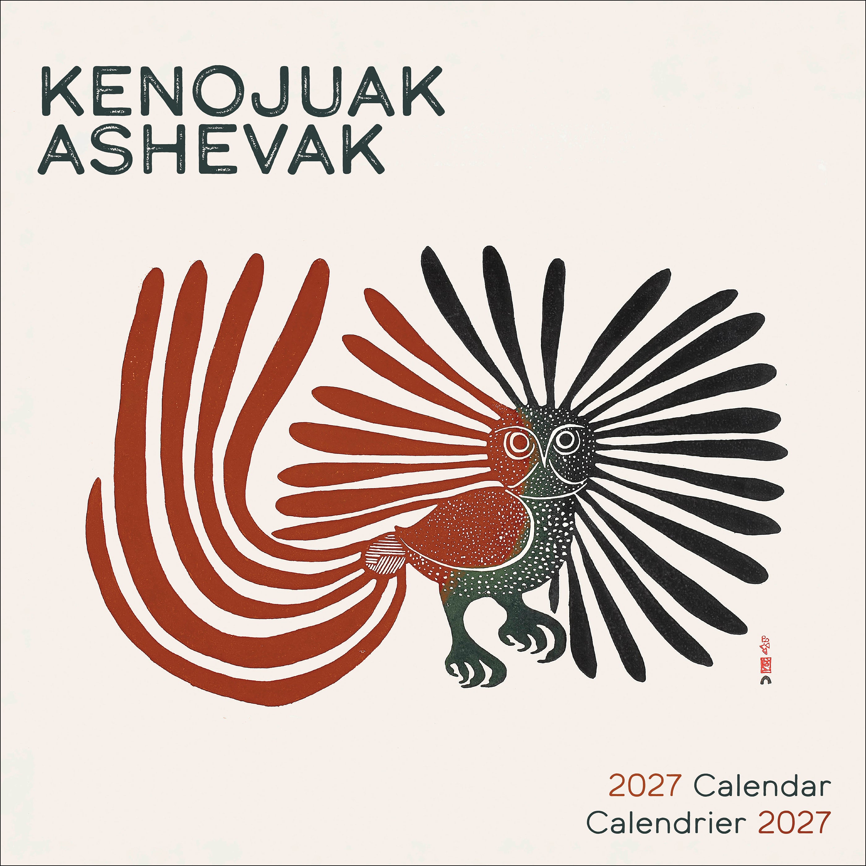 pomegranate-kenojuak-ashevak-2027-wandkalender-inuit image 1