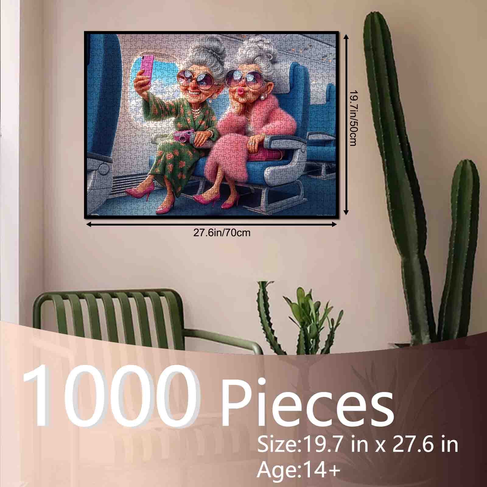 tucocoo-glamorous-grandmas-selfie-puzzle-1000-teile-humor image 5