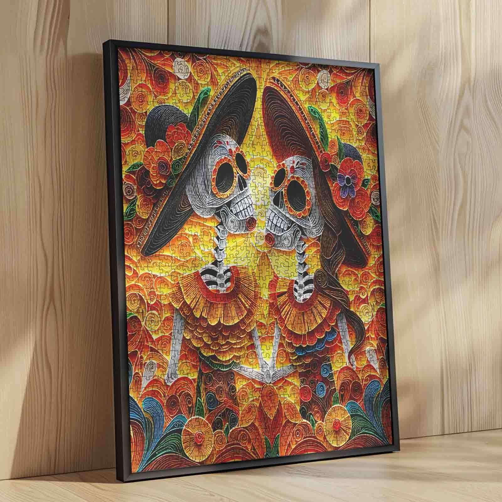 tucocoo-jigsaw-skeleton-couple-day-of-the-dead-puzzle-1000-teile image 4