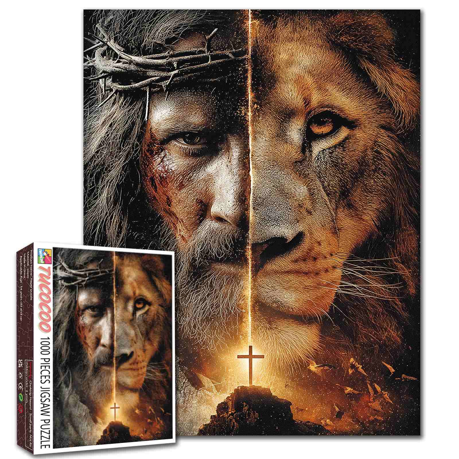 tucocoo-lion-of-judah-faith-puzzle-1000-teile-l-we image 1