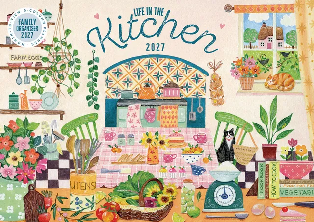 otter-house-life-in-the-kitchen-planer-a4-kalender-2027 image 1