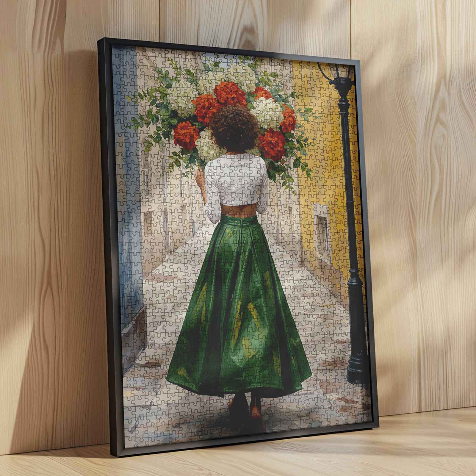 tucocoo-floral-bliss-puzzle-1000-teile-blumen-frau image 4