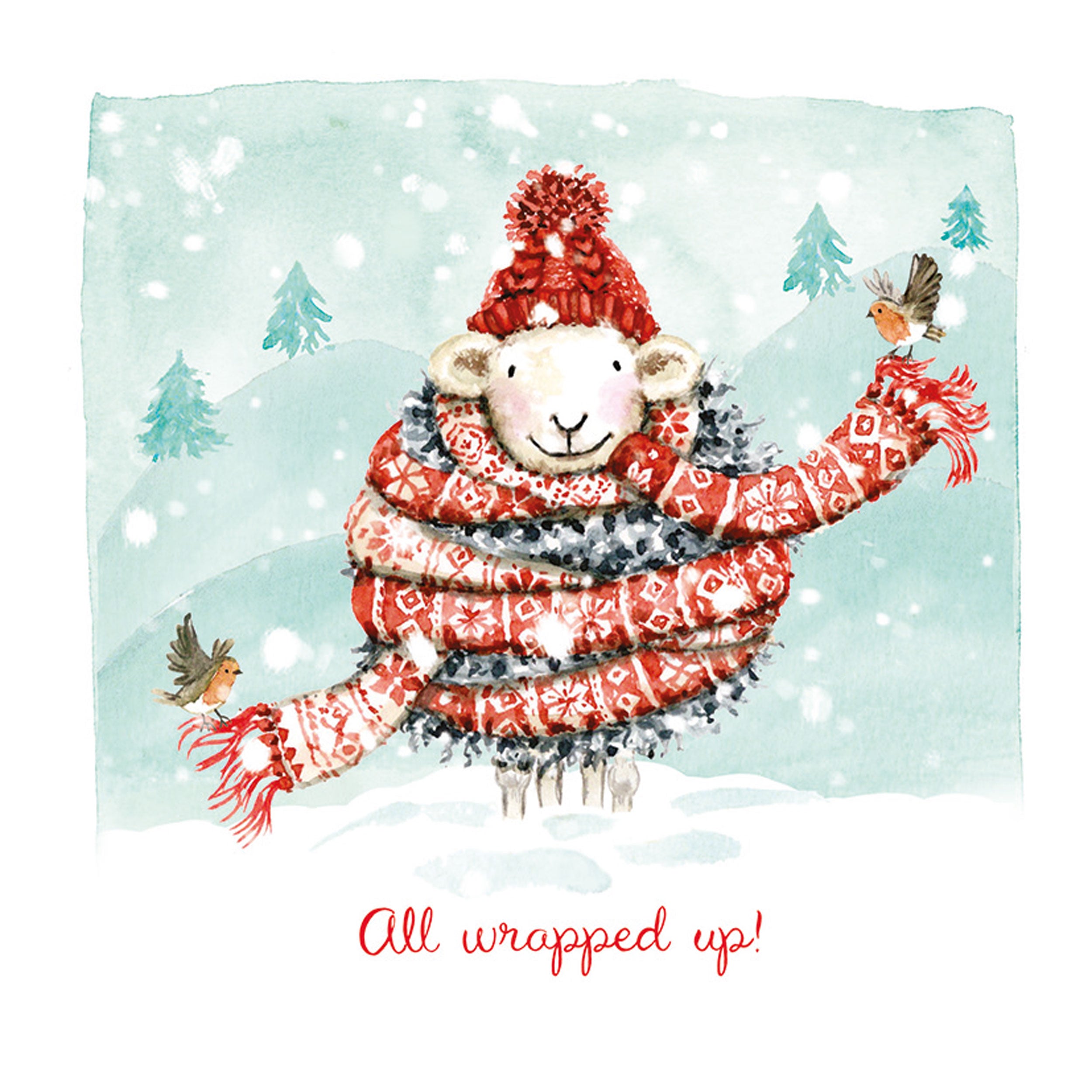 otter-house-woolly-christmas-weihnachtskarten-10er-pack image 2