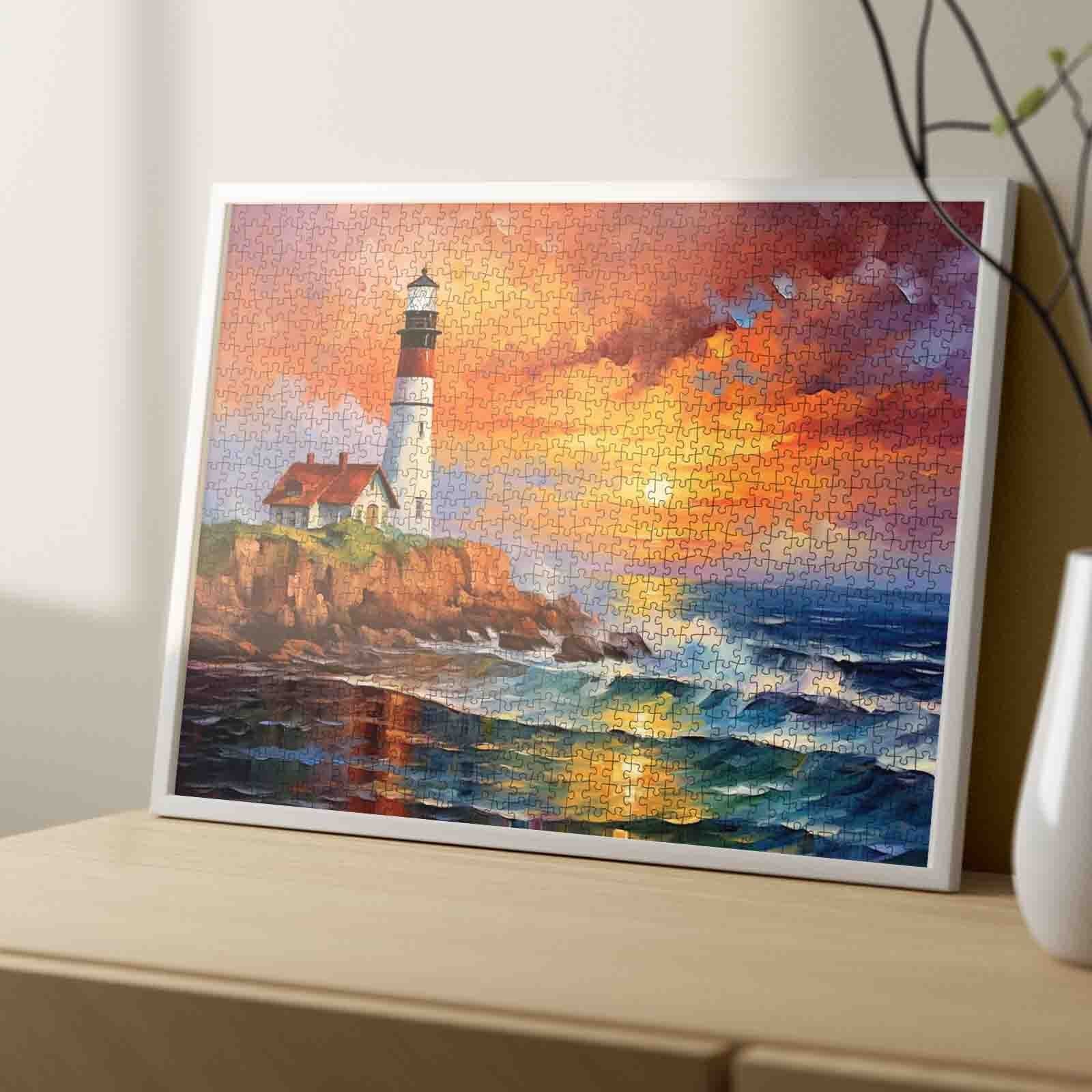 tucocoo-lighthouse-seascape-portland-headlight-puzzle-1000-teile-leuchtturm image 4