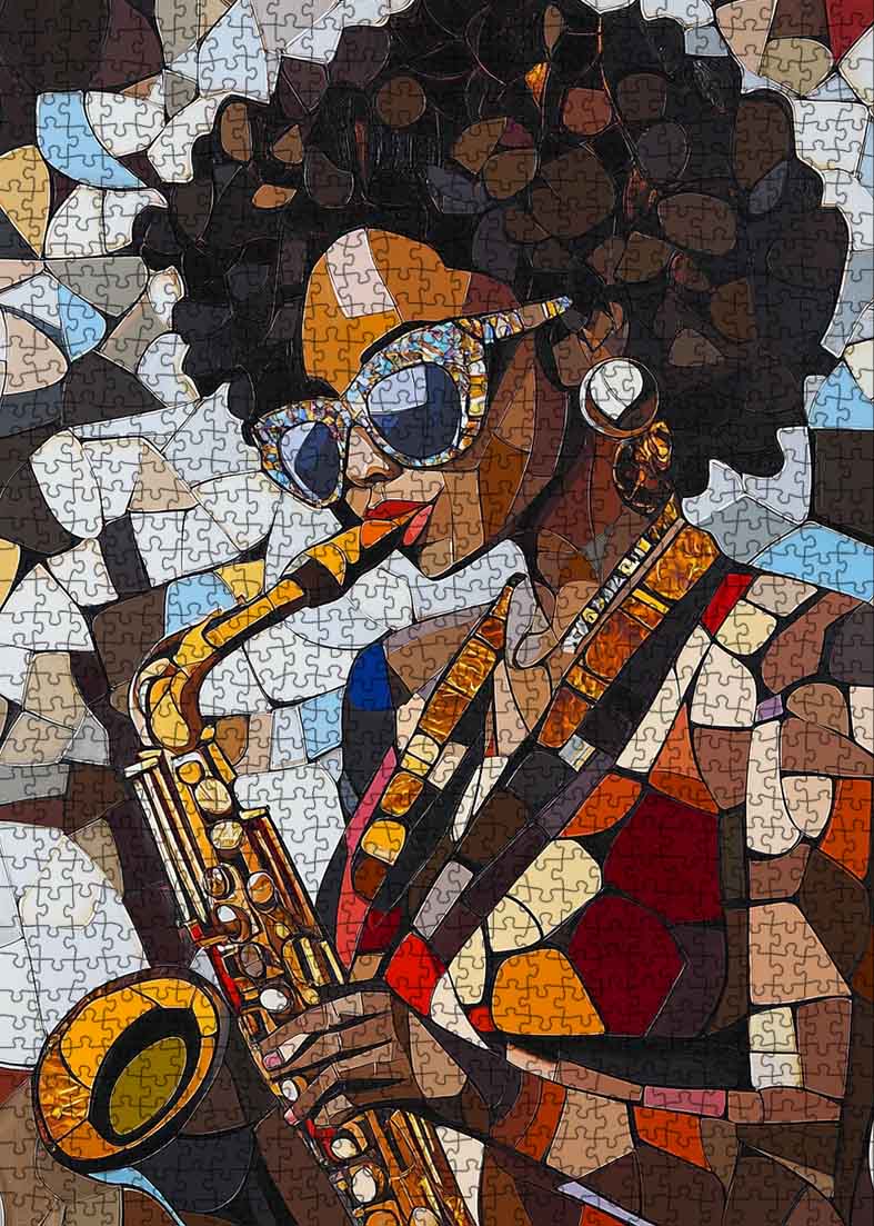 tucocoo-saxophone-serenade-puzzle-1000-teile-jazz image 2