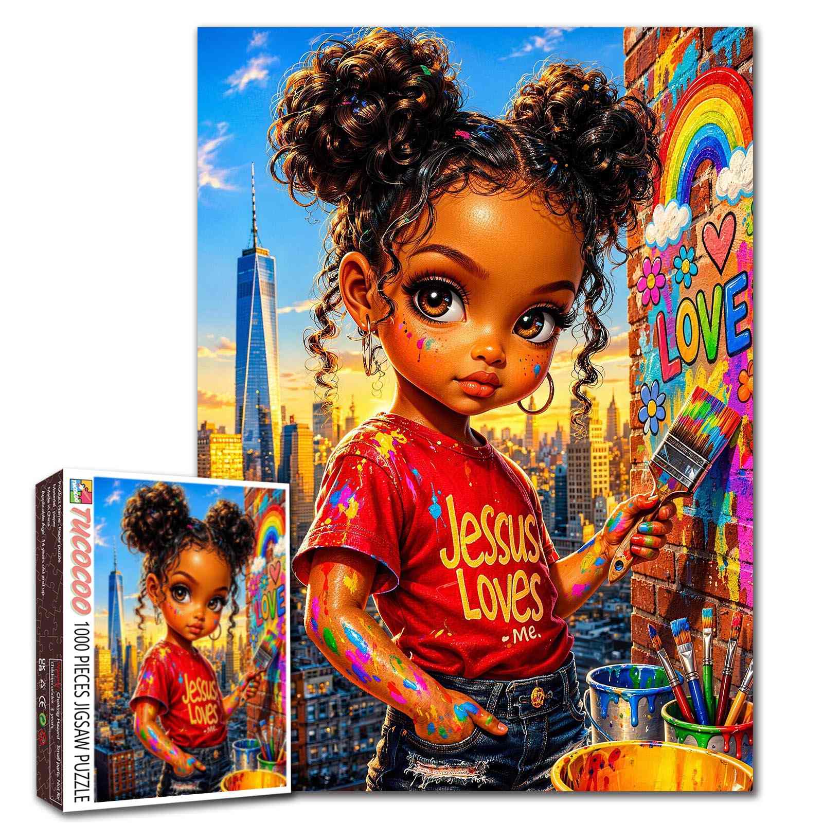 tucocoo-young-street-artist-new-york-puzzle-1000-teile-stadt image 1