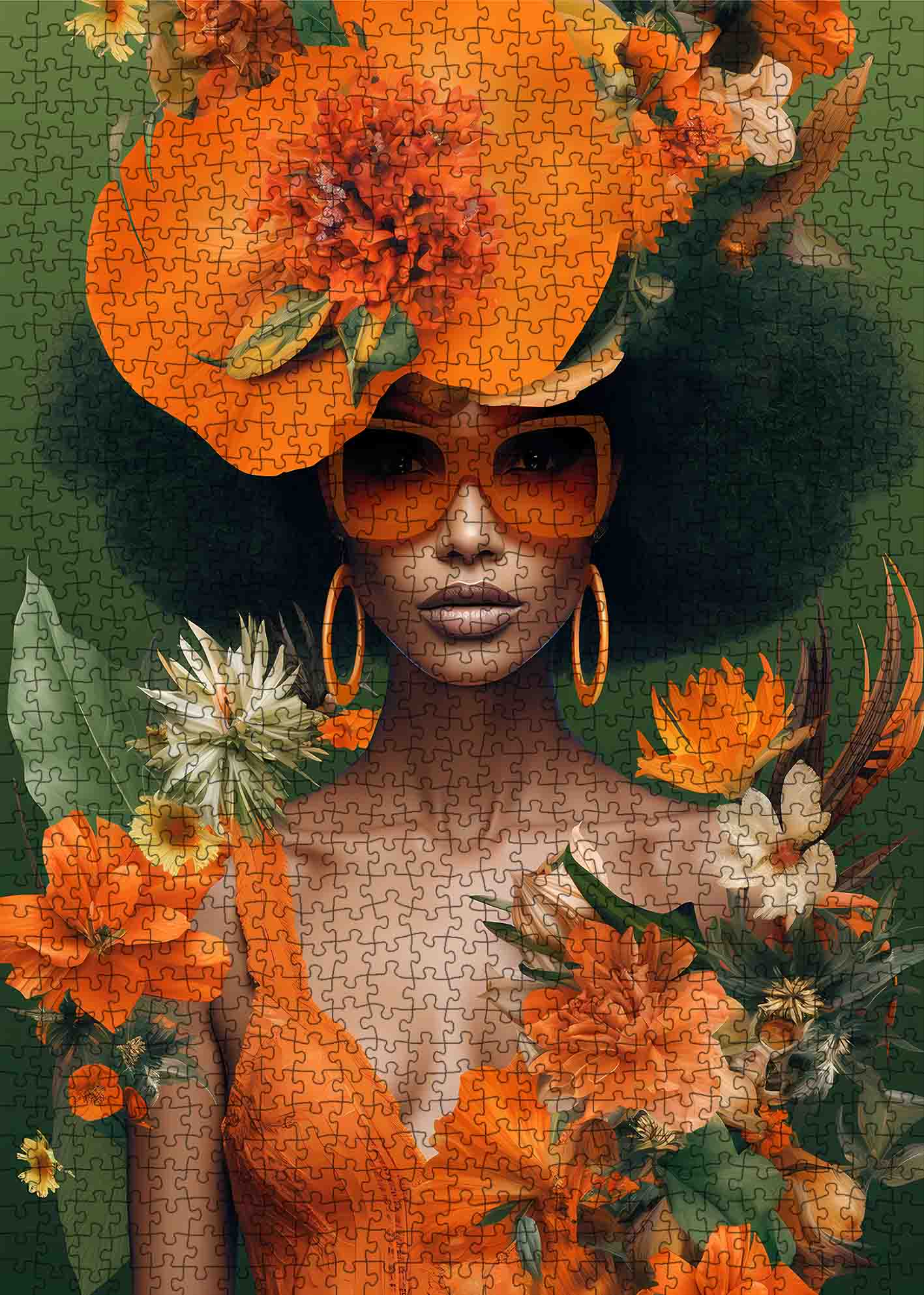 tucocoo-jigsaw-african-model-puzzle-1000-teile-portrait-kunst image 2
