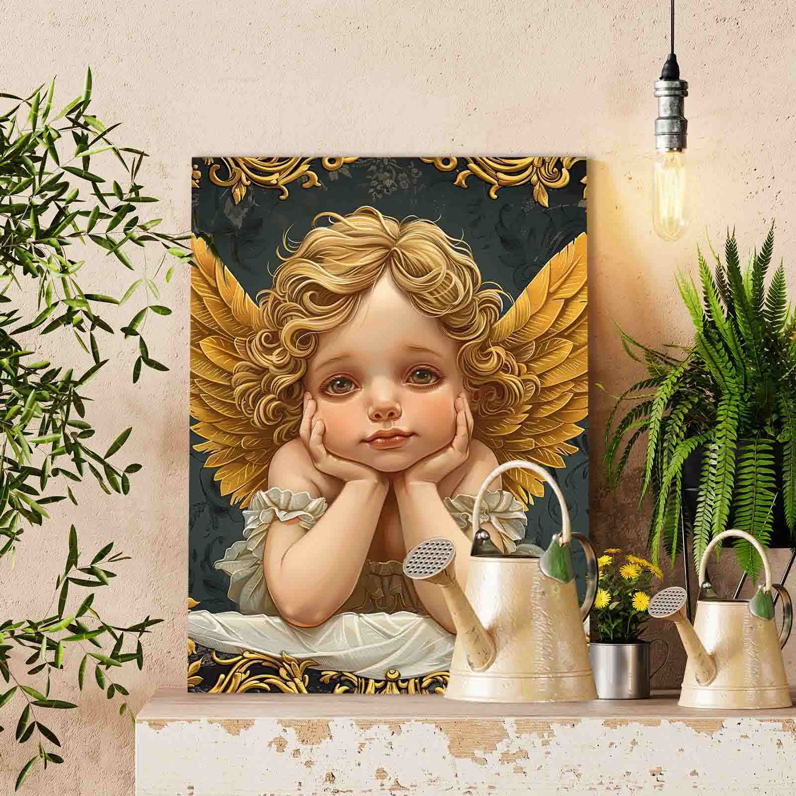 tucocoo-paint-by-numbers-golden-winged-angel-malen-nach-zahlen-40x50 image 2