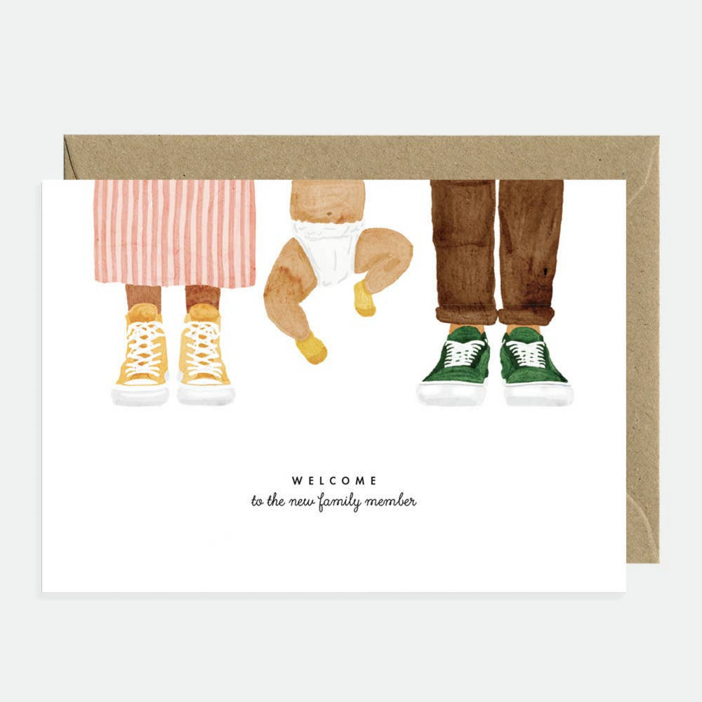 all-the-ways-to-say-welcome-baby-grusskarte-a6-geburt image 1