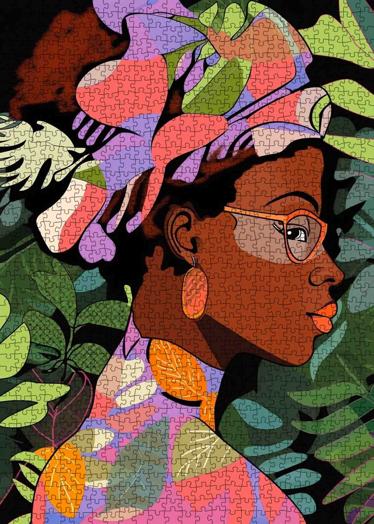 tucocoo-cool-black-girl-boho-puzzle-1000-teile-frau image 2