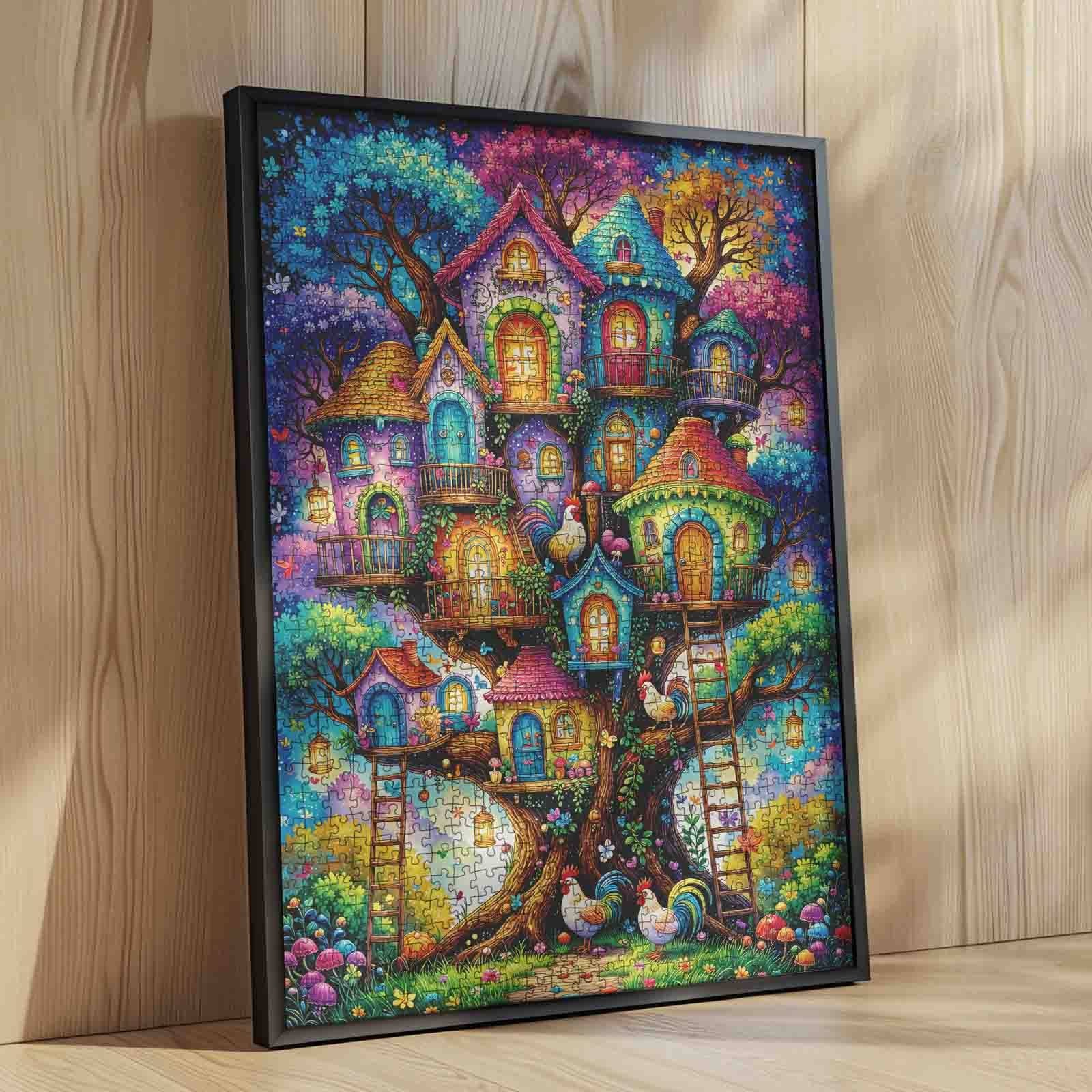 tucocoo-fantasy-treehouse-village-puzzle-1000-teile image 4