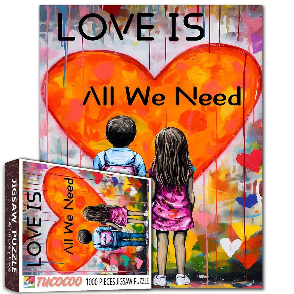 tucocoo-love-is-all-we-need-puzzle-1000-teile-herz image 1