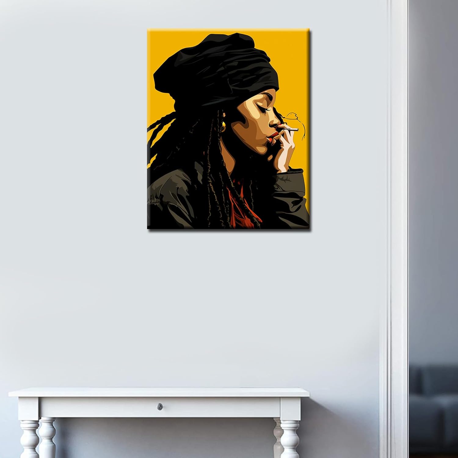 tucocoo-paint-by-numbers-black-girl-hut-malen-nach-zahlen-40x50 image 3