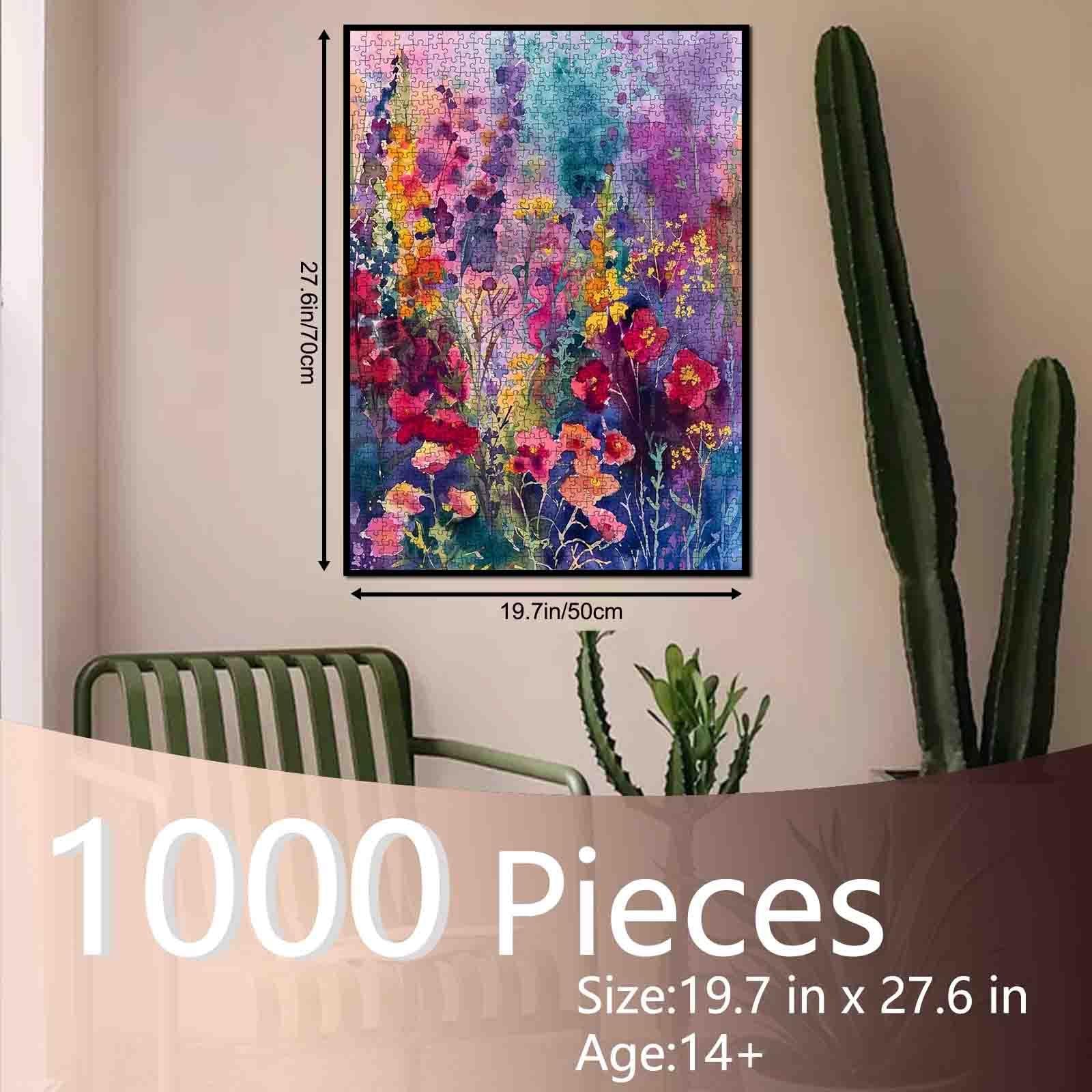 tucocoo-watercolor-garden-bloom-puzzle-1000-teile-aquarell image 5