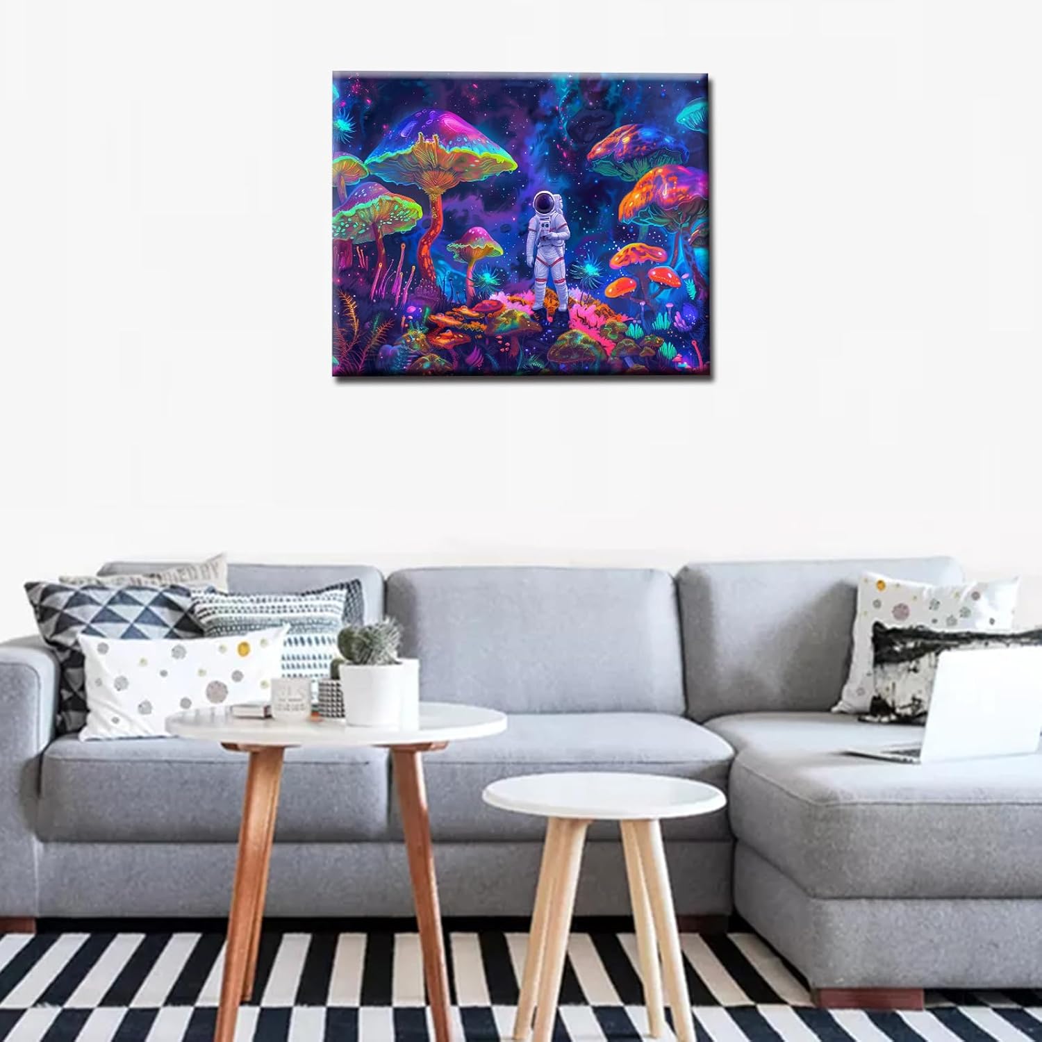 tucocoo-paint-by-numbers-astronaut-mushroom-planet-malset-40x50 image 3