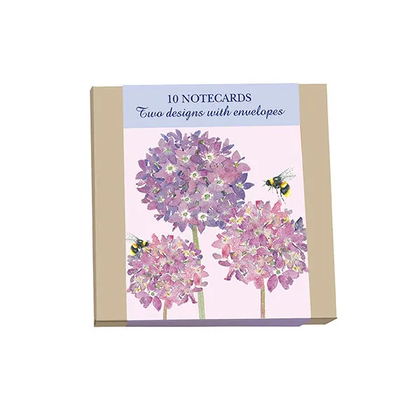 otter-house-watercolour-floral-klappkarten-10er-pack-biene image 1