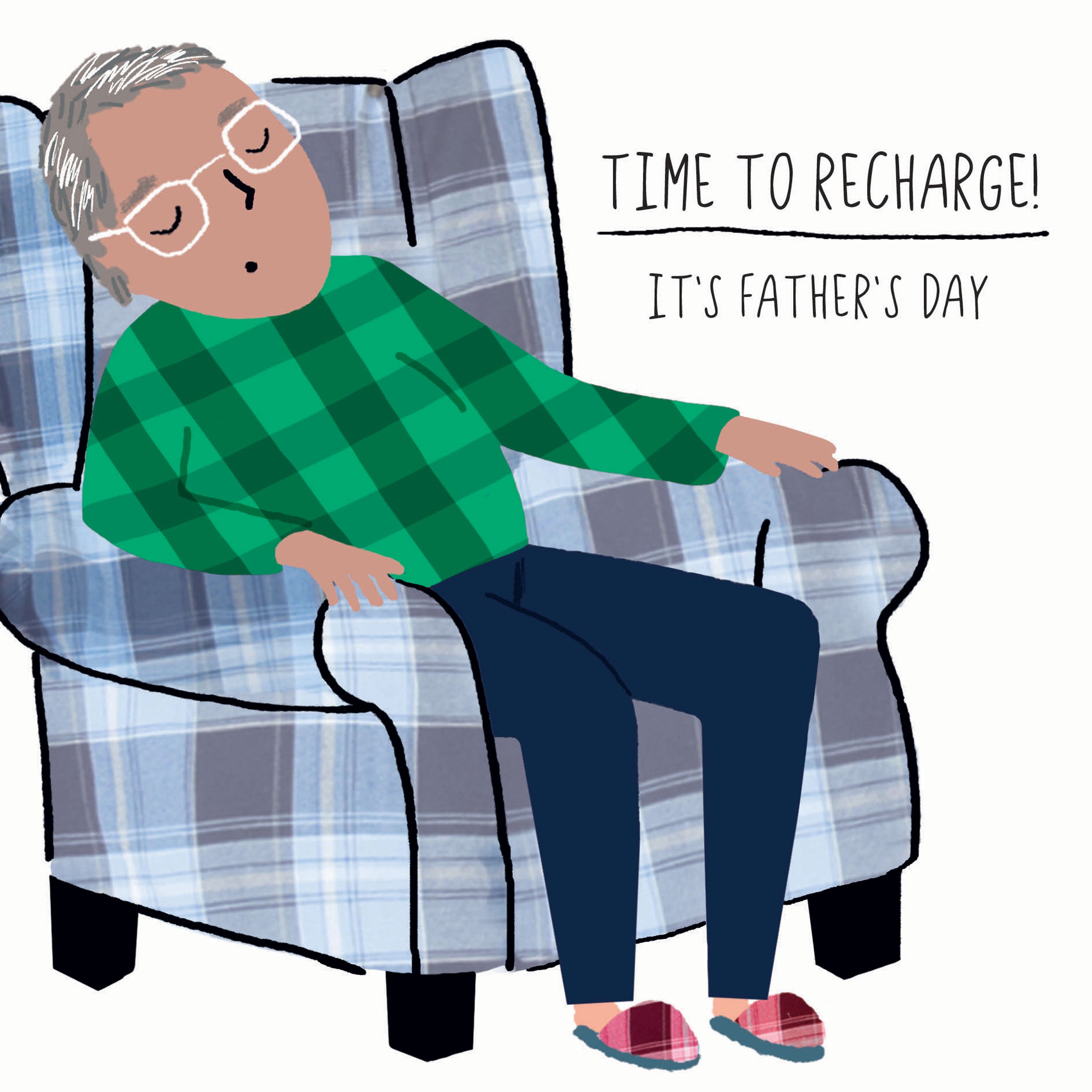 otter-house-vatertagskarte-time-to-recharge-vatertag image 1