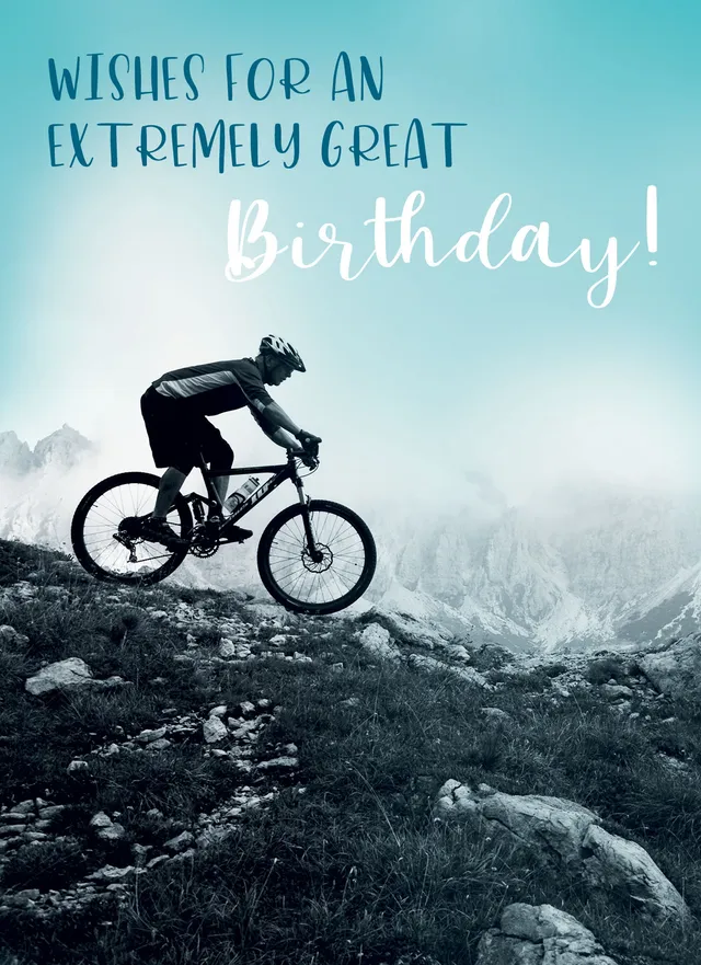otter-house-first-class-male-mountain-bike-grusskarte-m-nner image 1