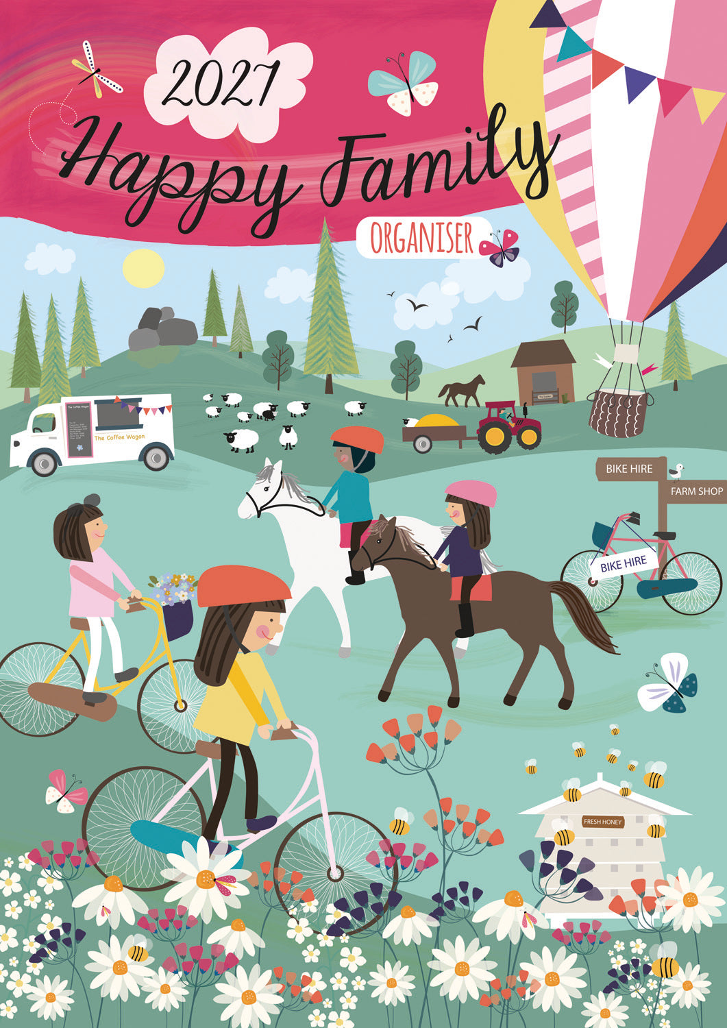 otter-house-happy-family-planner-a3-kalender-2027 image 1