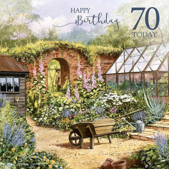 otter-house-age-to-celebrate-70-gru-karte-garten image 1
