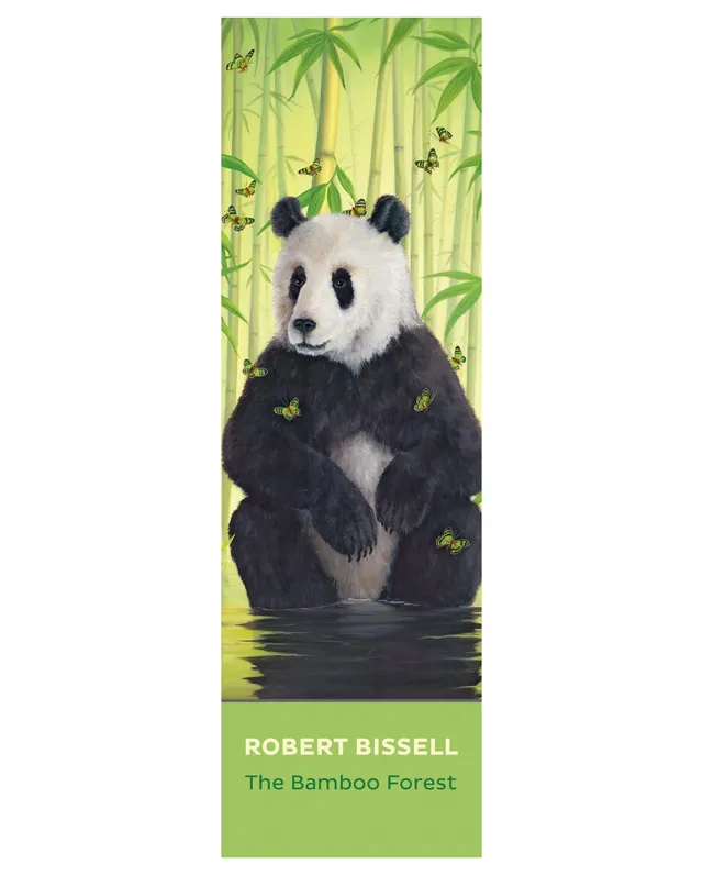 pomegranate-bookmarks-robert-bissell-bamboo-forest-lesezeichen-tiere image 1