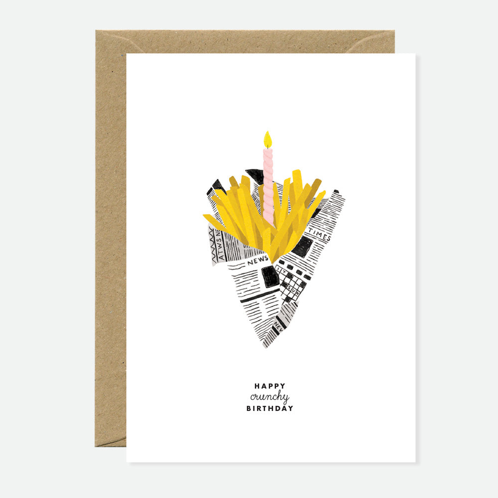 all-the-ways-to-say-happy-crunchy-geburtstagskarte-pommes-a6 image 1
