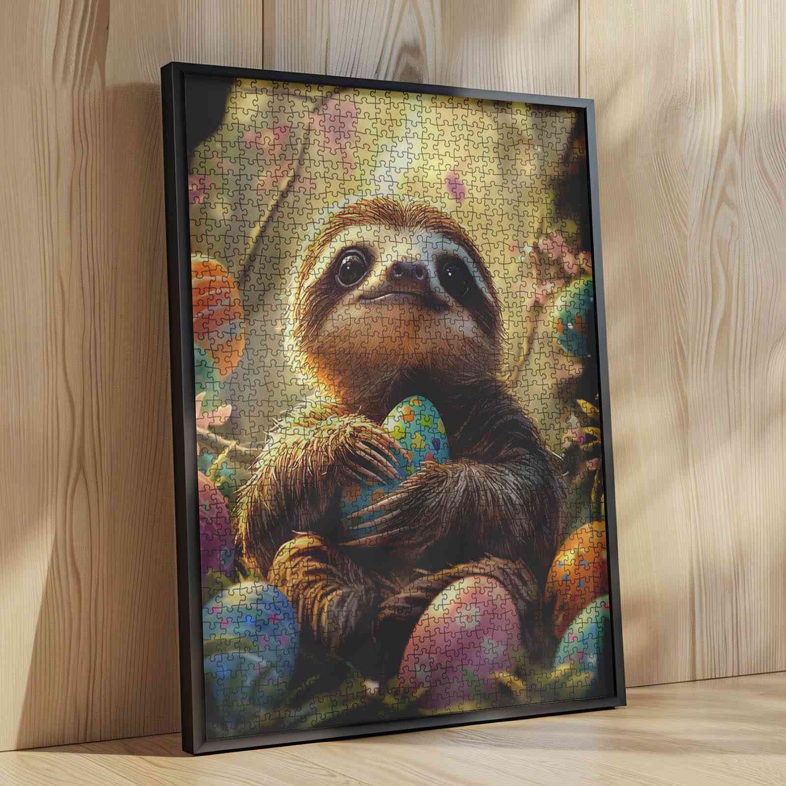 tucocoo-sloth-easter-eggs-puzzle-1000-teile-faultier image 4