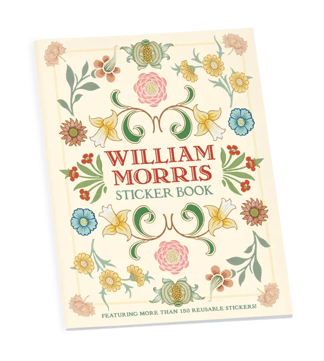 pomegranate-william-morris-stickerbuch-blumen-ranken-muster image 1
