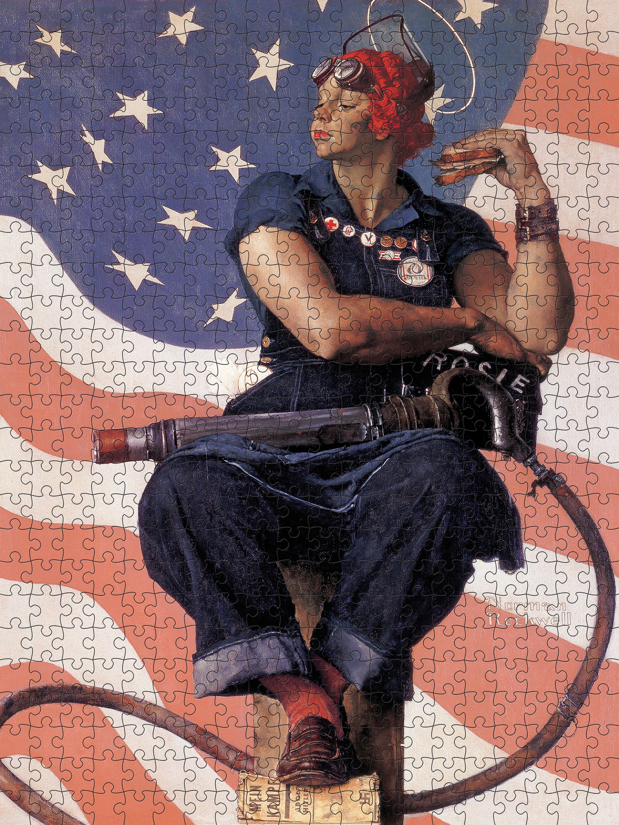 pomegranate-rockwell-rosie-puzzle-500-teile-jigsaw image 2