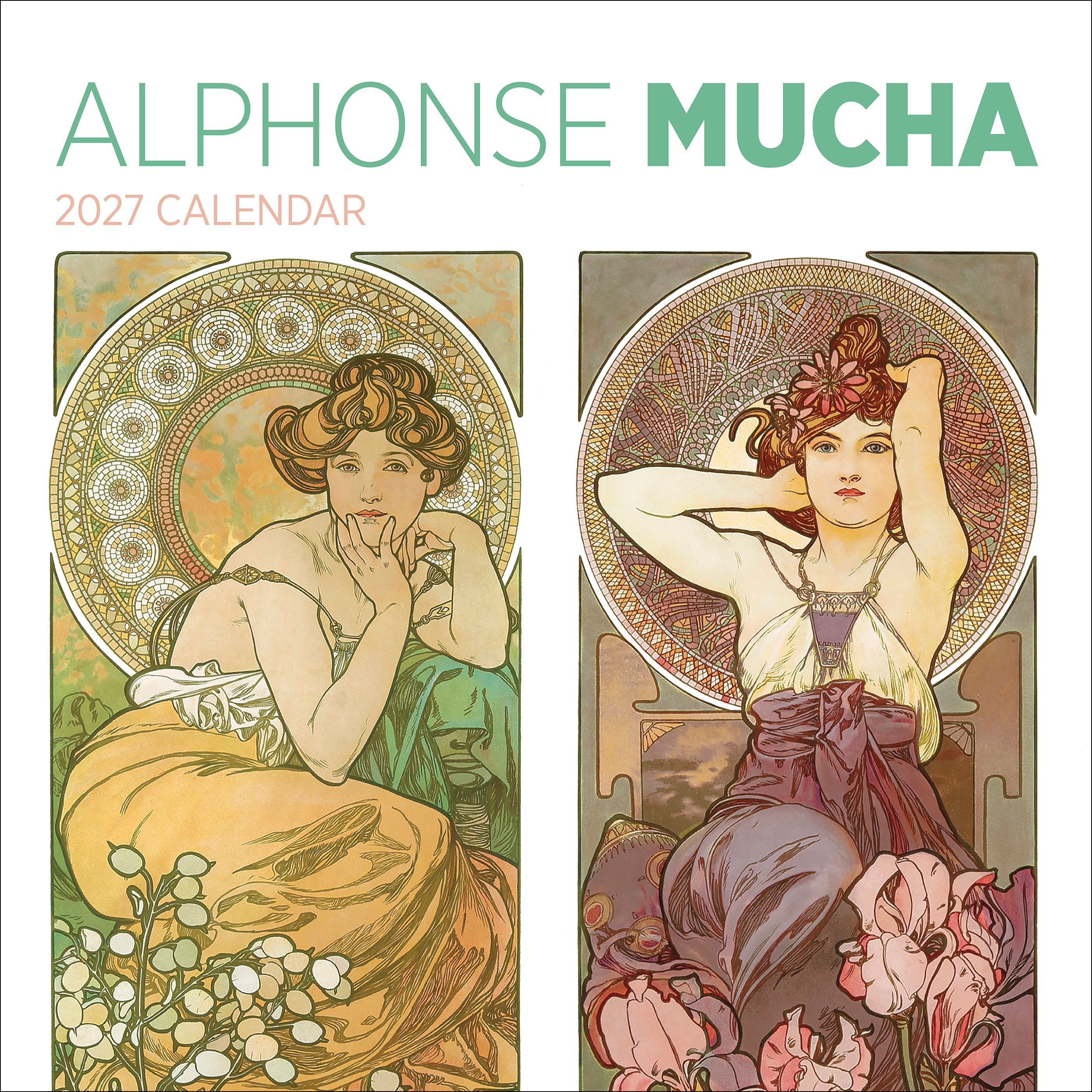 pomegranate-mucha-2027-wandkalender-jugendstil image 1